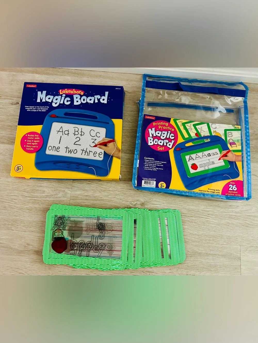 LAKESHORE LEARNING Magic Board Bundle - Magic Board + Practice + Prewriting